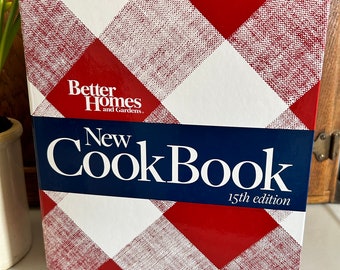 Better Homes and Gardens New Cook Book 15th Edition, Collectible Better Homes Cookbook