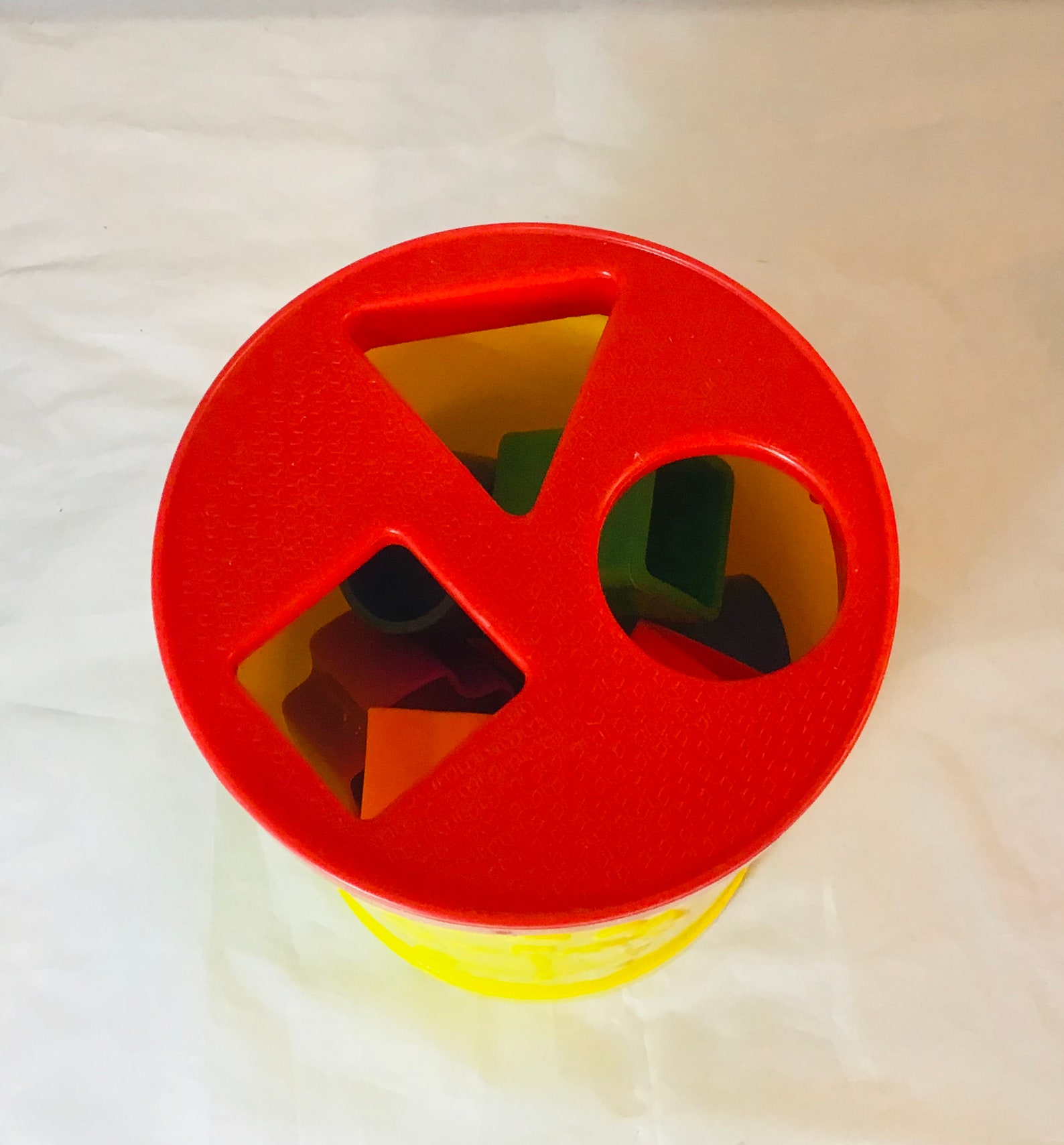 Vintage Fisher Price 1977 Shape Sorter Toy Toddler Shape Etsy