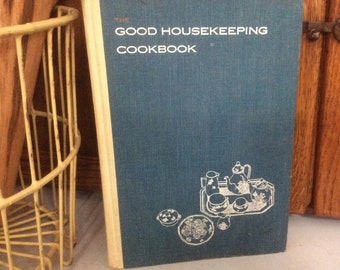 1963 Good Housekeeping Cookbook, Vintage Farmhouse Kitchen Cookbook Decor, Food Photo Prop