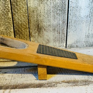 Vintage Wooden Boot Jack: Classic Style Shoe Remover