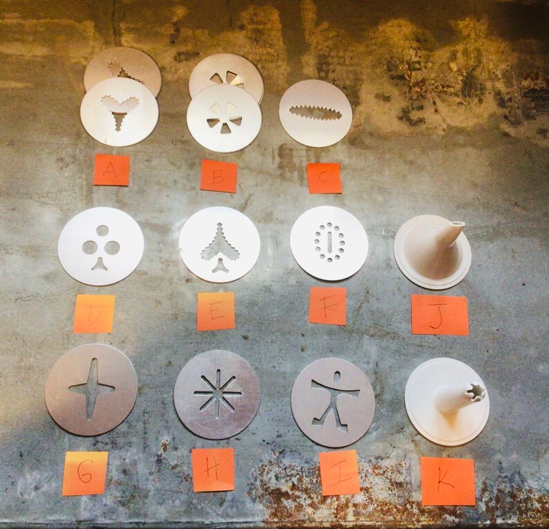 Vintage Cookie Press Replacement Discs 2.25 Spritz Etsy