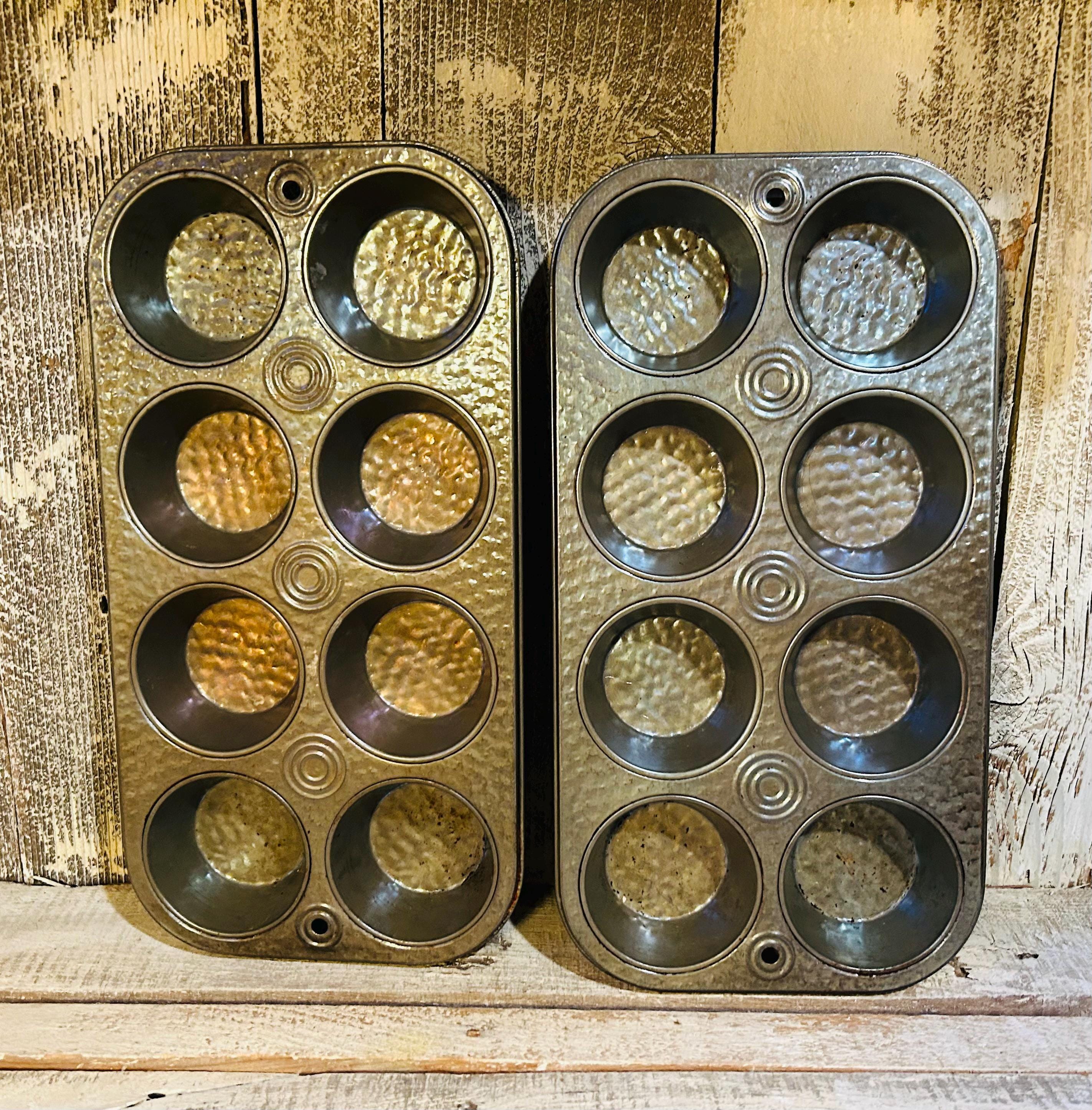 Vintage Muffin Tin - Etsy