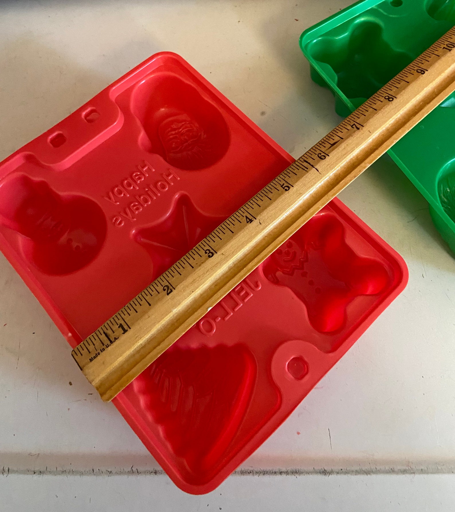 Vintage Christmas Jello Jigglers Molds X 4 Jello Christmas Etsy