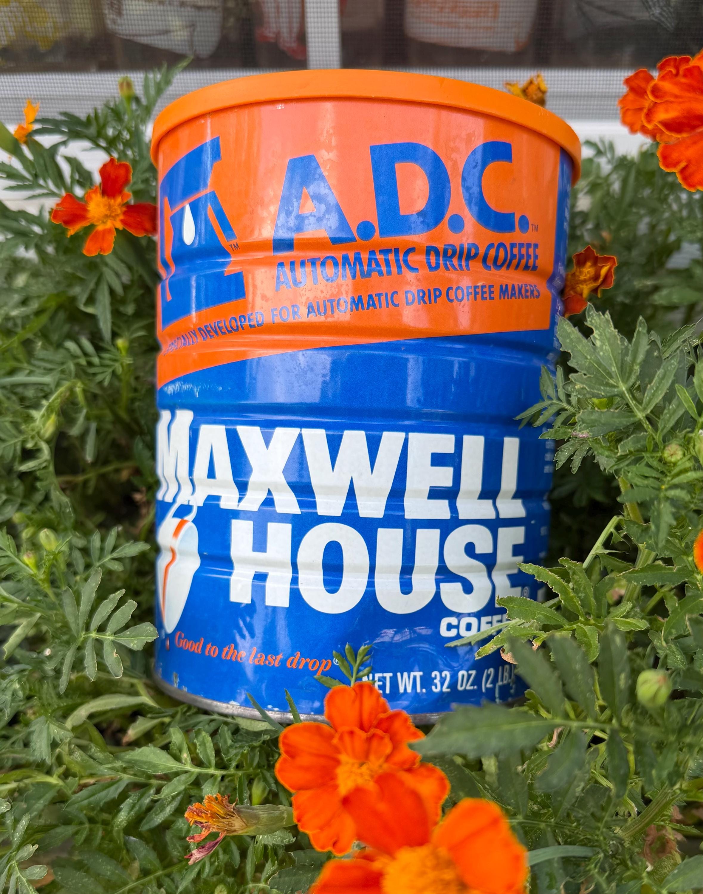 Vintage Maxwell House Coffee Canister - Etsy