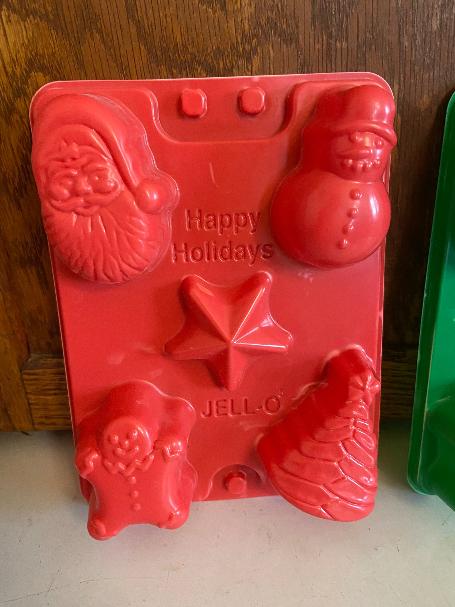 Vintage Christmas Jello Jigglers Molds X 4 Jello Christmas Etsy