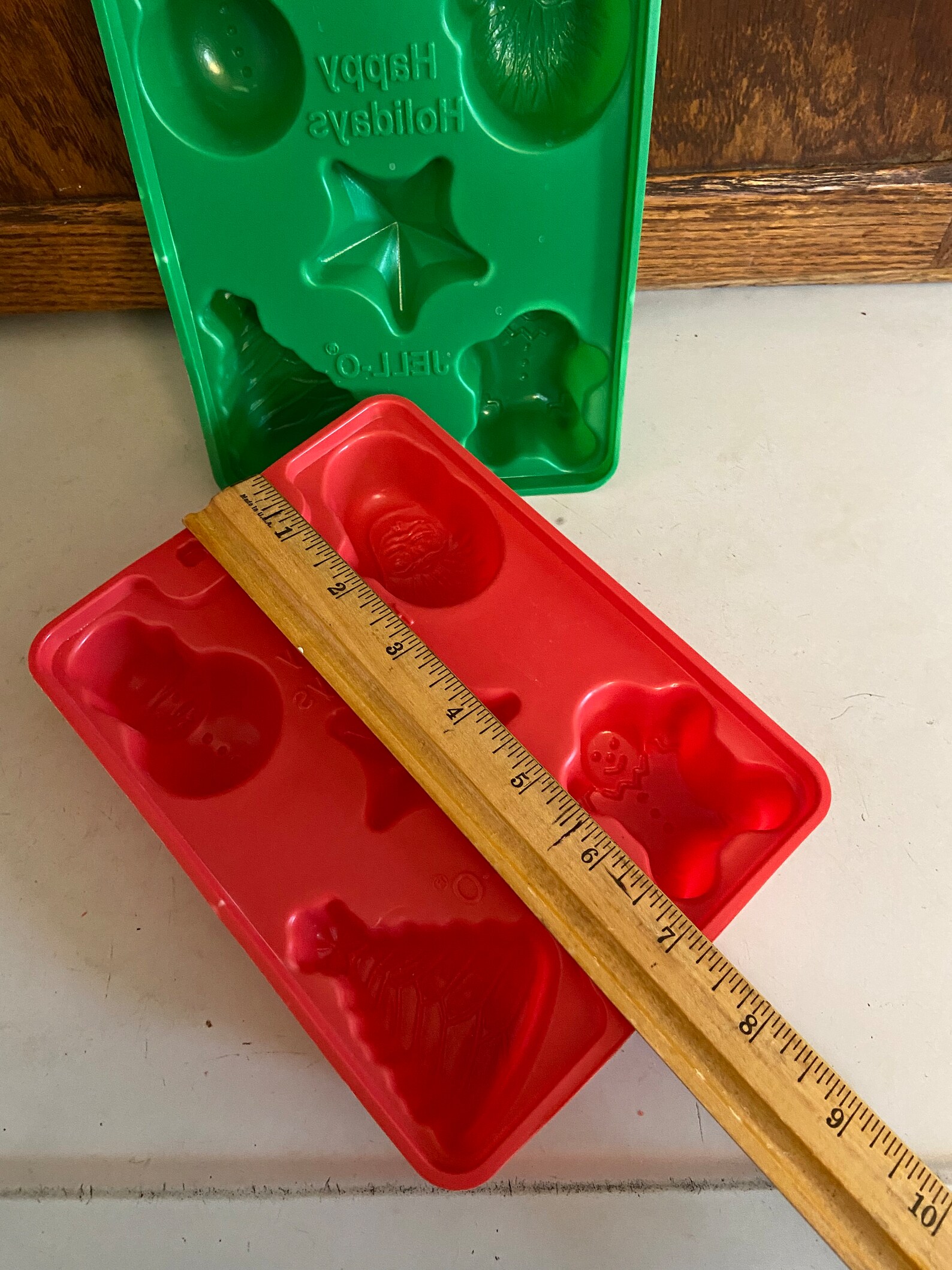 Vintage Christmas Jello Jigglers Molds X 4 Jello Christmas Etsy