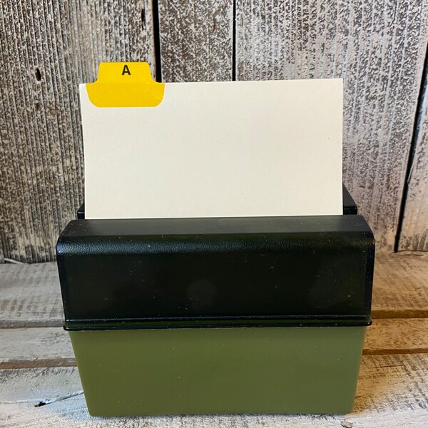 Rubbermaid Recipe Box Etsy