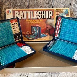 Vintage 1978 Battleship Game Complete by Milton Bradley, Retro Game, Classic Game Kids & Adults, Game Night