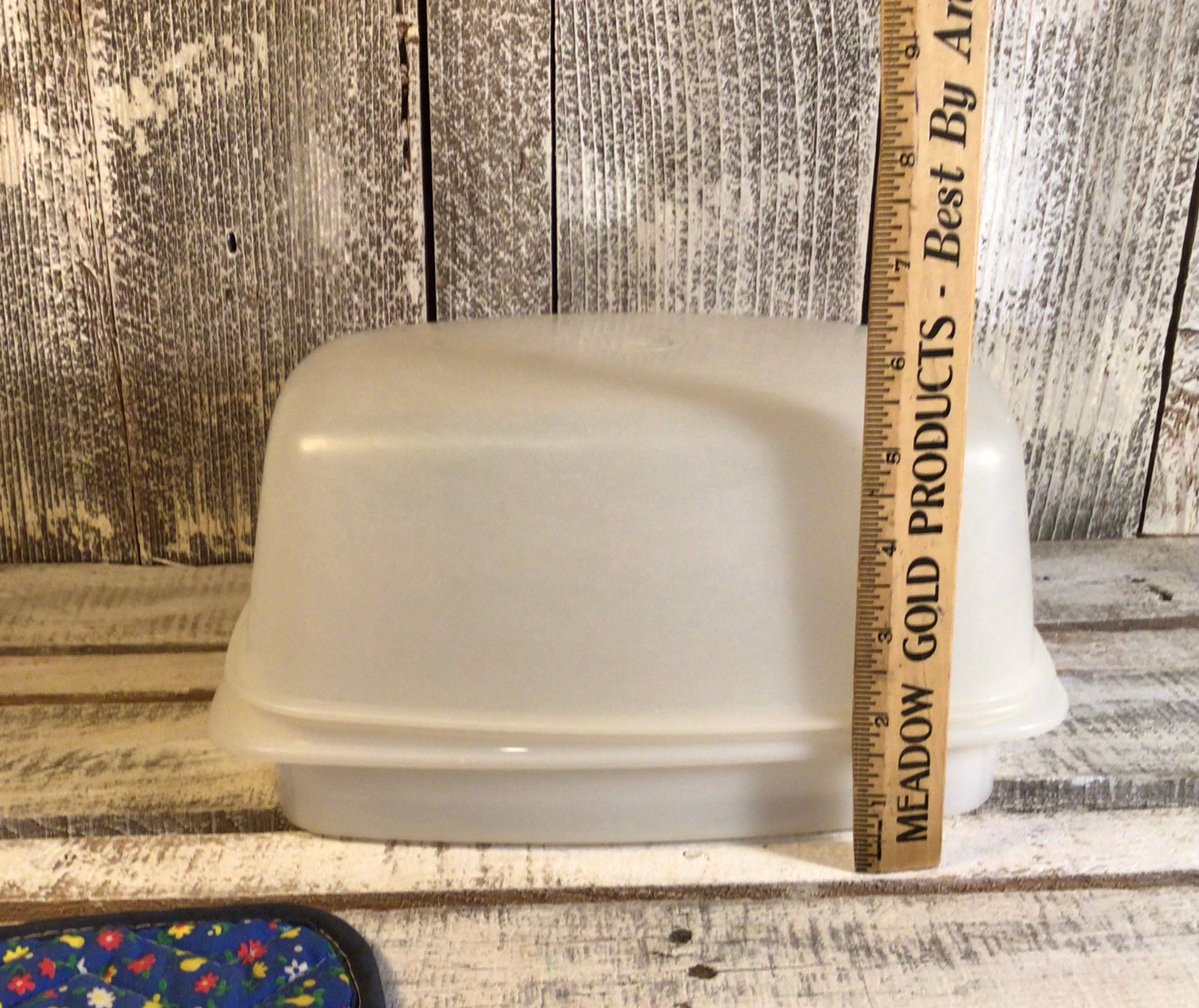 Vintage Tupperware Meat Saver Keeper #853-3 Ham Chicken Beef Good Used  Condition