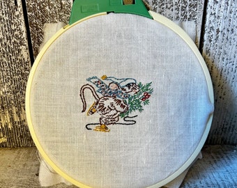 7” Embroidery Hoop By Clover made Japan, 7” Round Plastic Embroidery Hoop