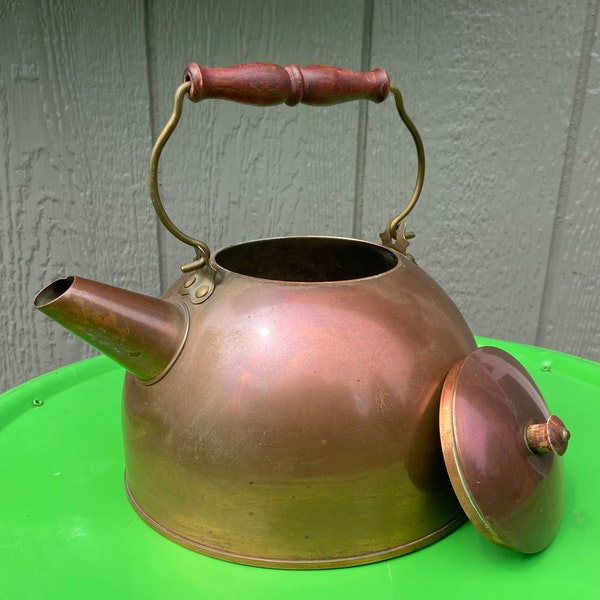 Copper Tea Pot Etsy