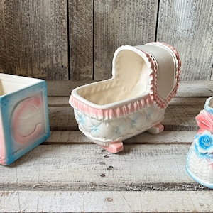 Vintage Ceramic Baby Nursery Planters *Your Choice*, Japan Made Nursery Planters Decor , Vintage Baby Nursery Container