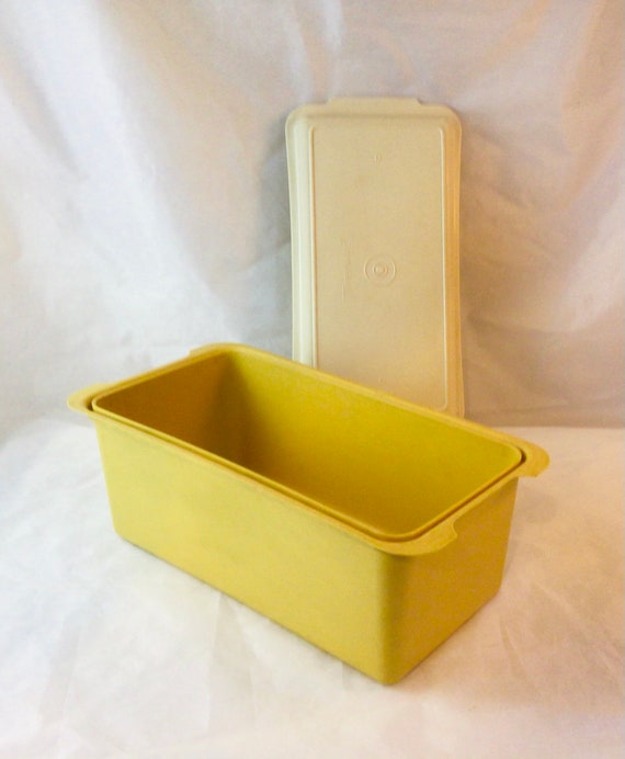 Vintage Tupperware Bread Keeper 171-2 in Gold and Cream, Multipurpose Tupperware  Container 