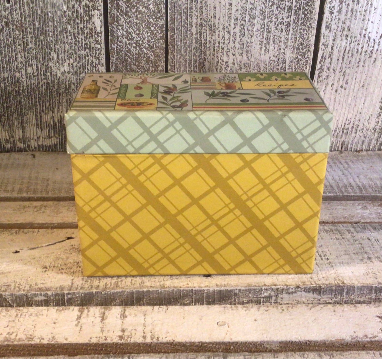 Recipe Box 4 X 6 With 20 Recipe Cards and Dividers Farmhouse Etsy