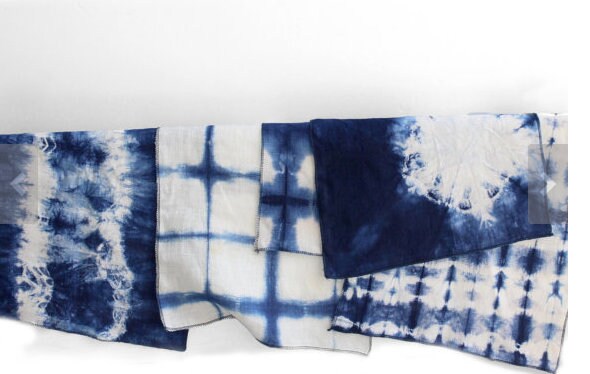 Sets de Table en Lin Shibori