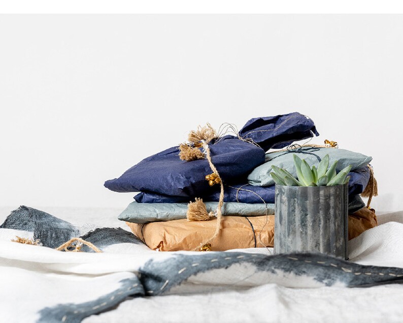 Navy Shibori Placemats set