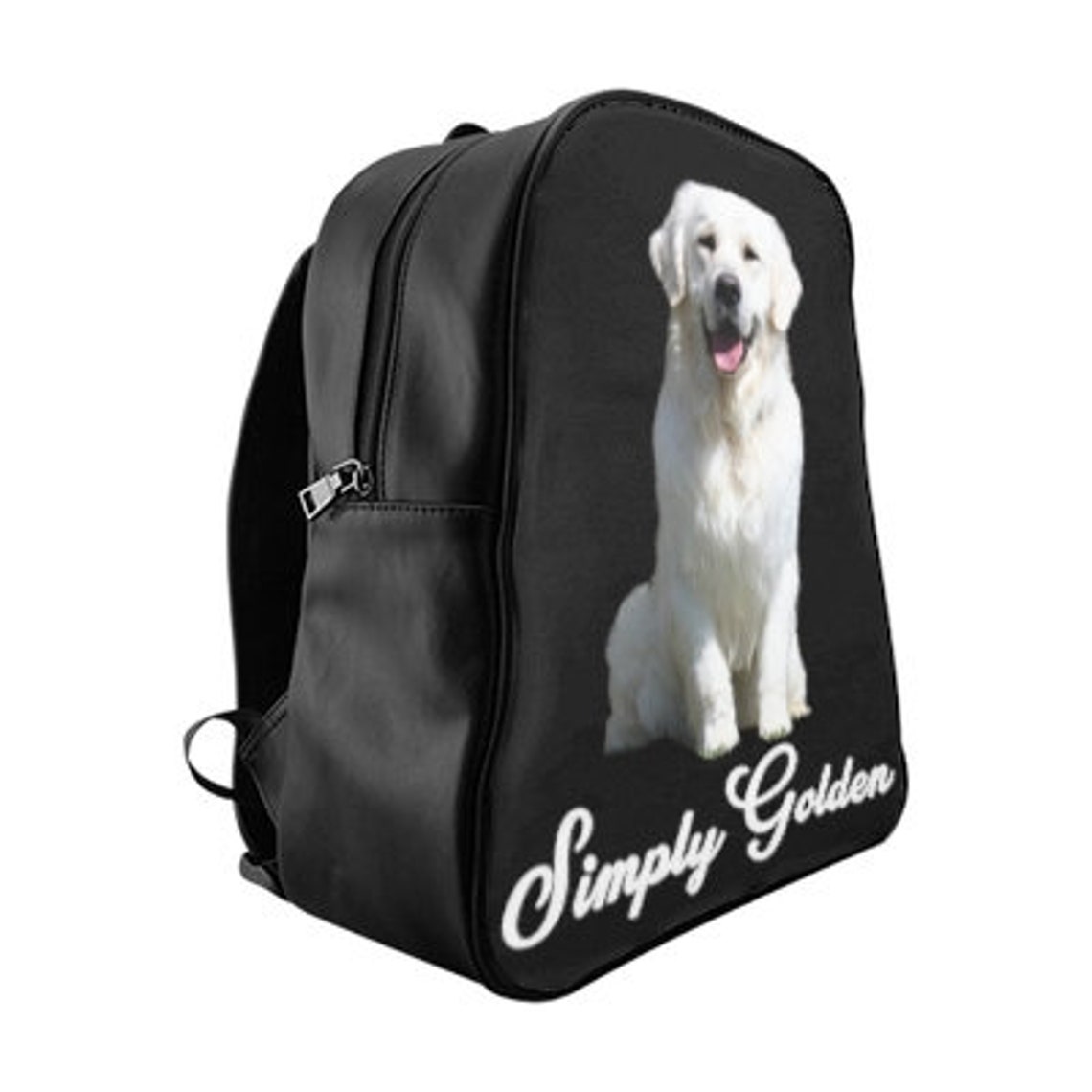 Golden Retriever Simply Golden School Backpack Golden Etsy