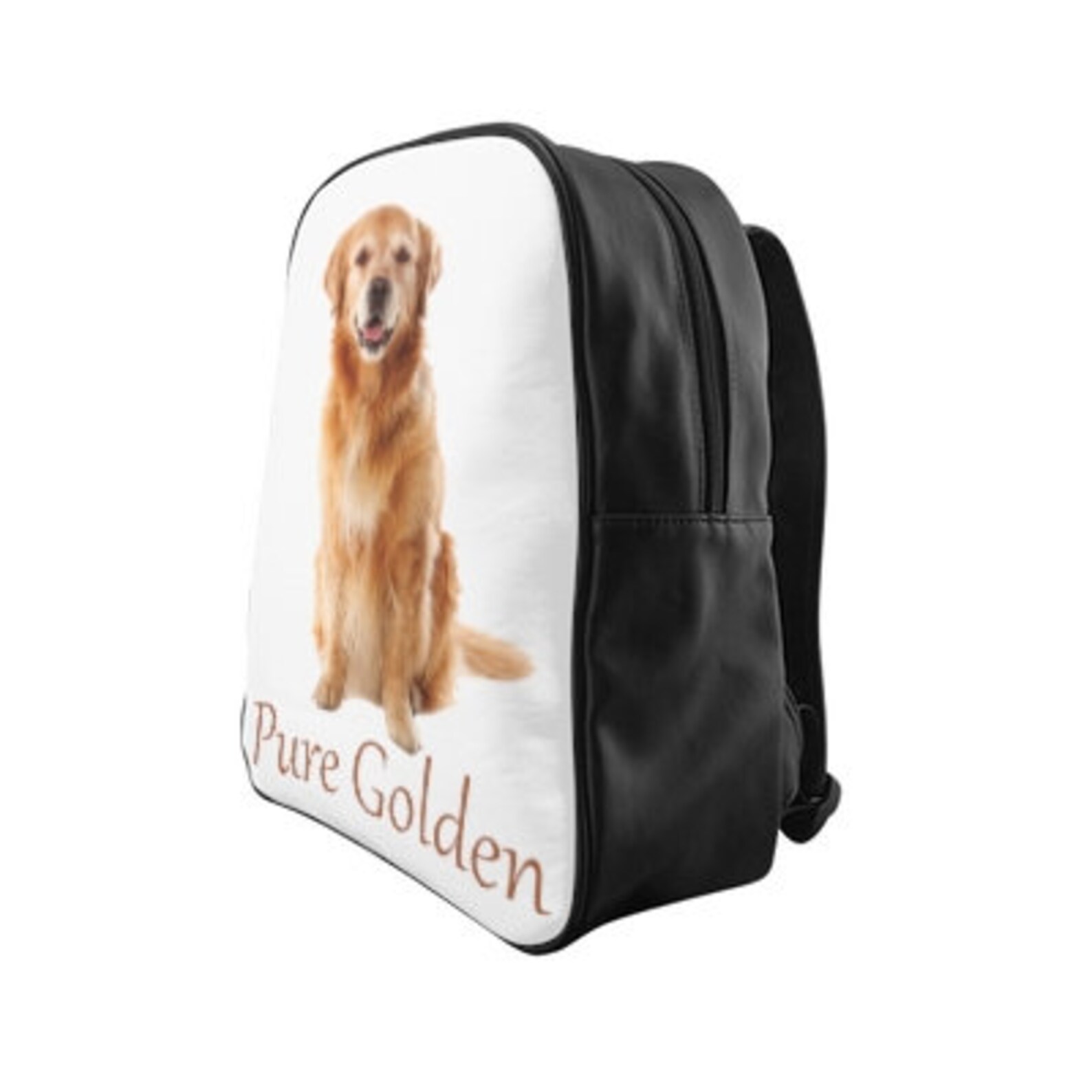 Golden Retriever Pure Golden School Backpack, Golden Retriever Backpack