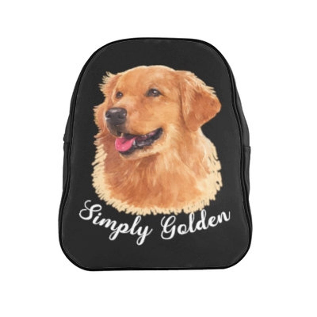 Golden Retriever Simply Golden School Backpack, Golden Retriever