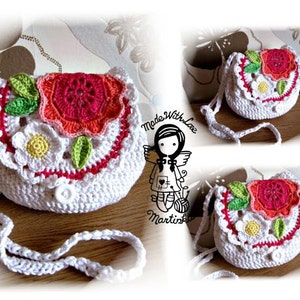 Crochet PATTERN, Handbag for your Princess, Purse, DIY Pattern 40, Instant Download