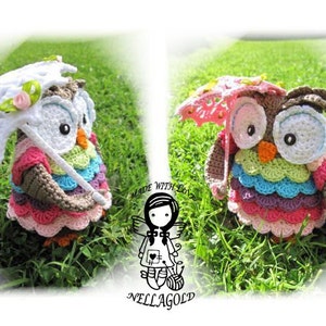 Crochet PATTERN, Collectors item  02 Dreesy Owl, Toy, Home Decor, DIY Pattern 31, Instant Download