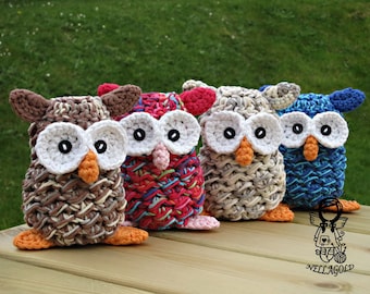 Crochet PATTERN, Eared Owl, Crochet Owl, Crochet Toy, Crochet amigurumi pattern, Home Decor, DIY Pattern 162, Instant Download