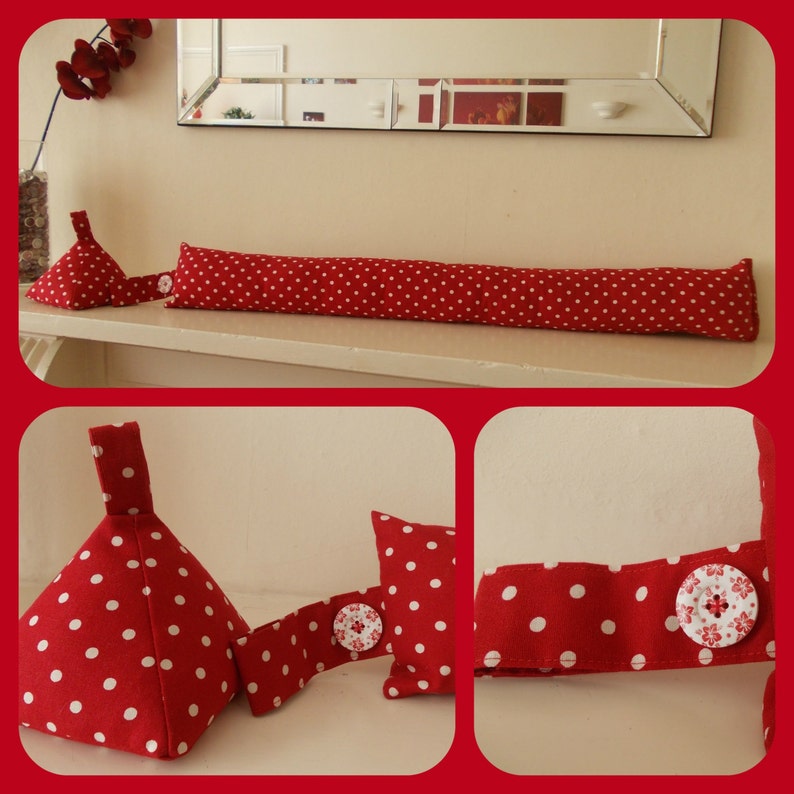 Handmade Draught Excluder Fabric draught excluder Cottage Etsy