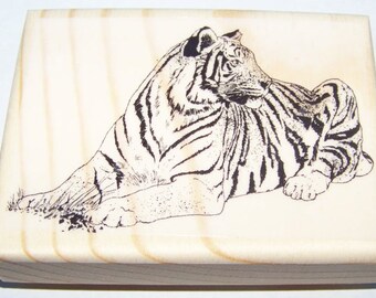 Tiger Rubber Stamp new mounted rubber stamp Bengal Tiger Rubber Stamp Tiger Stamp