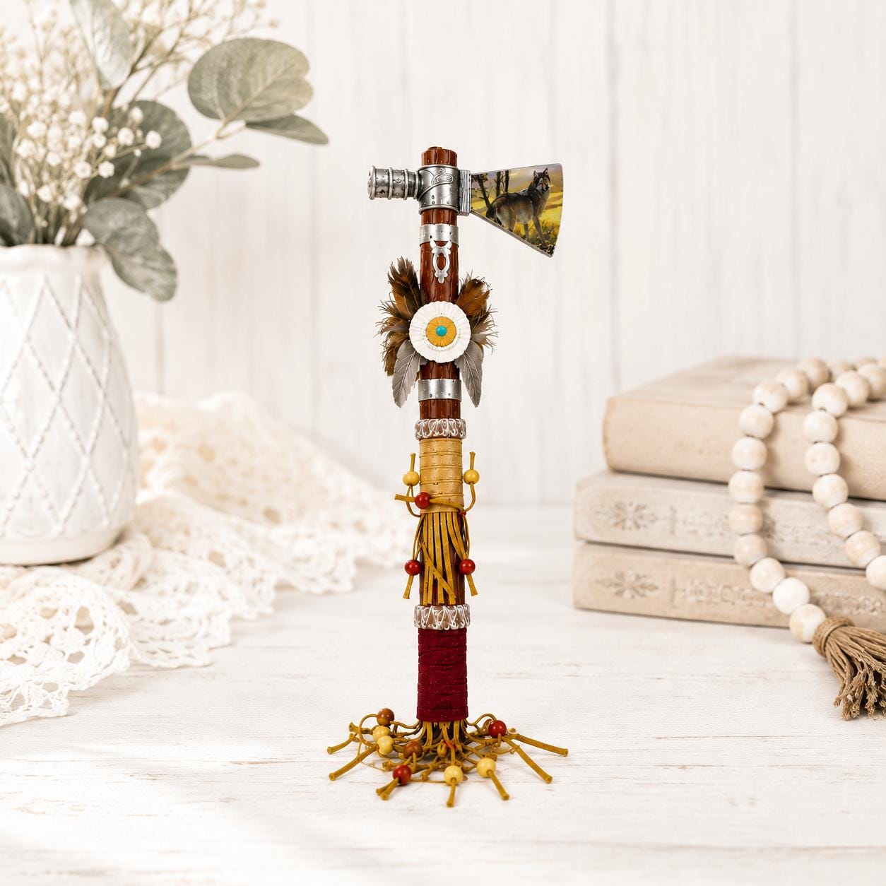 儀式用ピースパイプ ネイティブ・アメリカン・ハンドメイド65cm Vintage Peace Pipe - Etsy