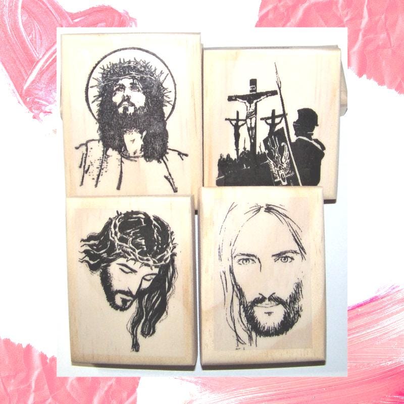 Jesus Stamp - Etsy