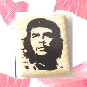 Che Guevara Rubber Stamp | Celebrity Stamp | New Mounted Rubber Stamp | People rubber stamp