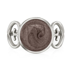 Heart Filigree Band Cremation Ring in Sterling Silver | Pet Ashes Memorial Jewelry