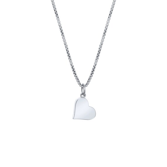 Dainty Heart Cremation Necklace in 14K Gold Pet Ashes Memorial Jewelry 