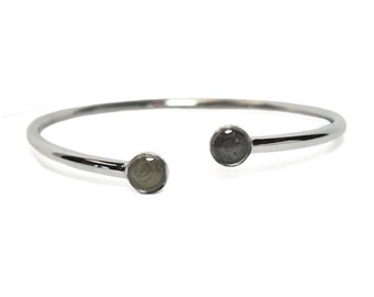 Flex Tube Cuff Cremation Bracelet | Sterling Silver Pet Ashes Jewelry