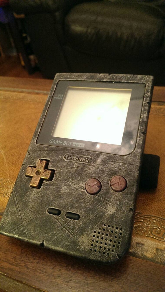 Custom Steampunk Wasteland Rustic Gameboy Pocket Silver Etsy Custom Steampunk Wasteland Rustic Gameboy Pocket Silver Etsy