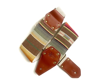 The Desperado in Adobe 3" High Desert Guitar Strap - By Native Sons