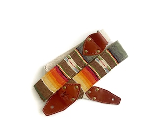 The Desperado in Adobe 2" High Desert Guitar Strap - By Native Sons