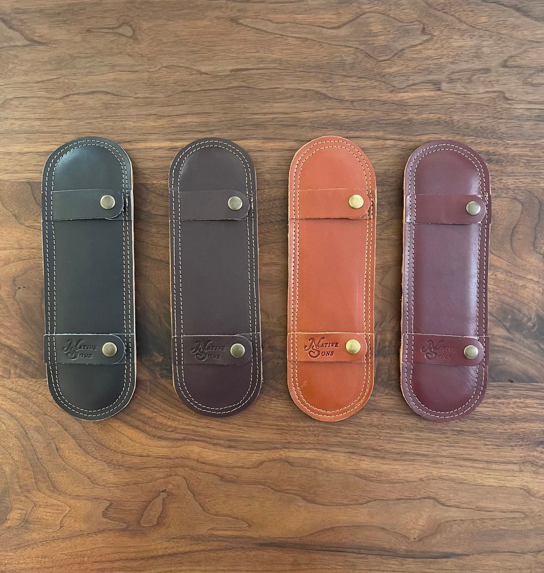 Padded Leather Shoulder Strap Pad With Suede Back for Luggage Strap