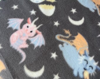 Little baby Dragons fleece pyjama // 2-pijps // 4-pijps // hemd