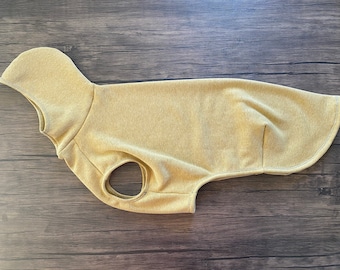 Pluche sweater: vest met 2 pijpen en hoodie