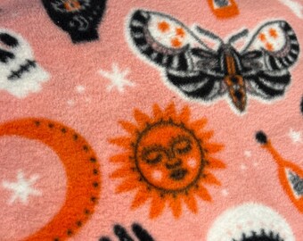 De fleece pyjama 'palmlezer' // 2-pijps // 4-pijps // bodywarmer