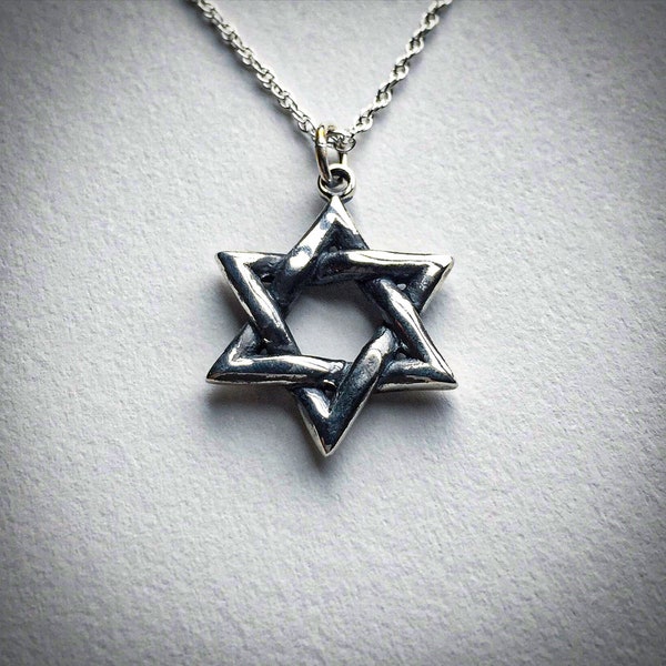 Jewish Star Necklace Etsy
