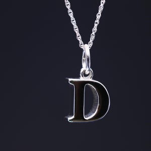 Handcrafted “D” Initial Pendant | Personalized Jewelry