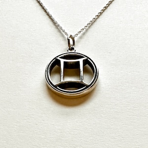 Gemini Necklace Gemini Pendant Gemini Zodiac Necklace Gemini Zodiac Sign Necklace Gemini Horoscope Necklace Gemini Astrology Necklace Gemini