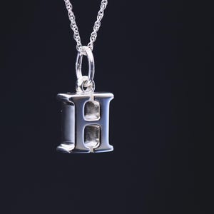 Handcrafted “H” Initial Pendant | Personalized Jewelry