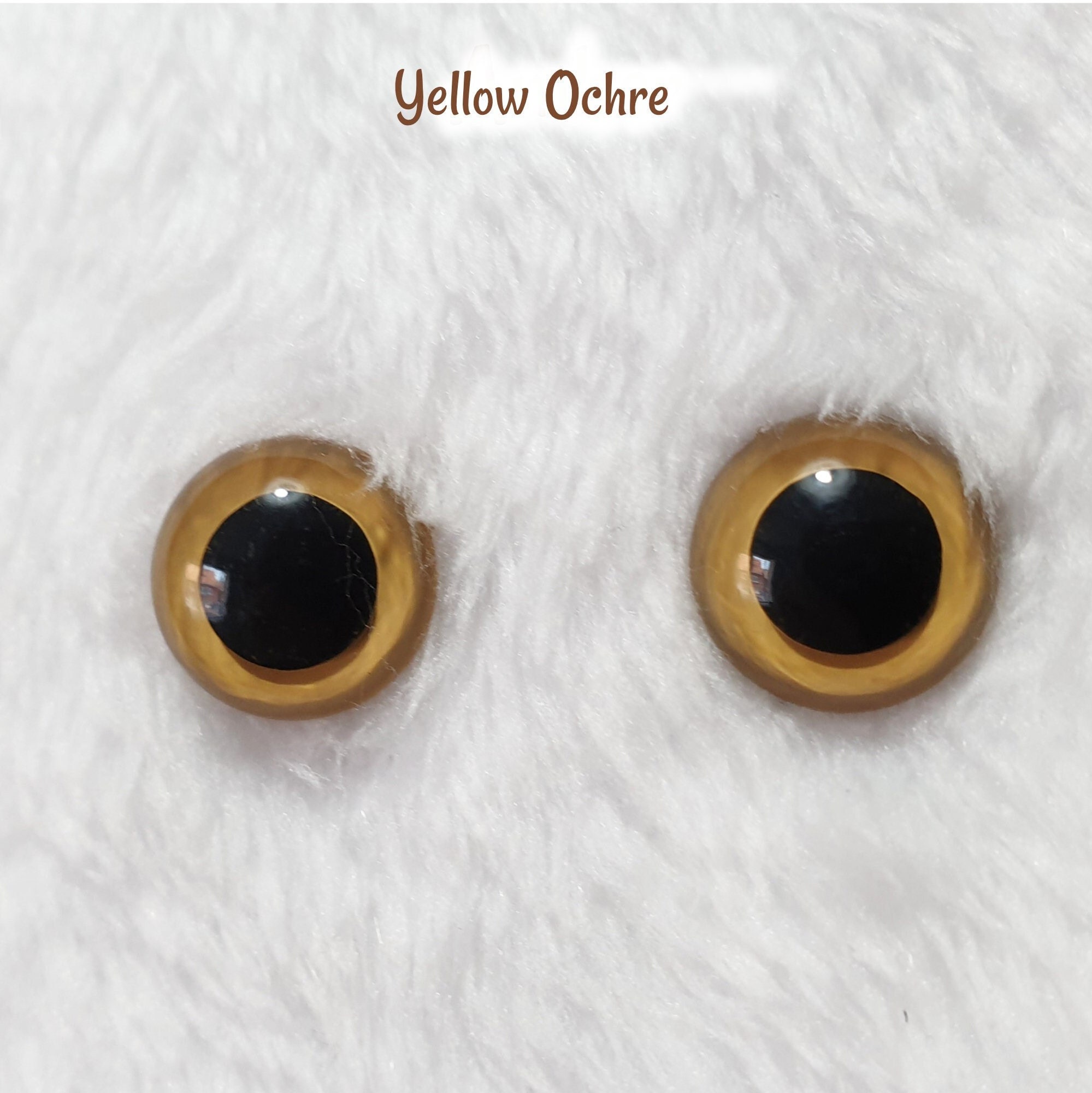 9 Mm Amigurumi Eyes Animal Eyes Craft Plastic Eyes Safety Eyes 10 PAIRS  Sampler Mixed Colors 9A 