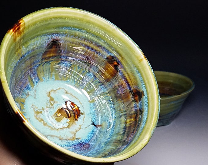 Hand Thrown Set of Two 2 Thrown Pottery Bowls Ceramic - Etsy