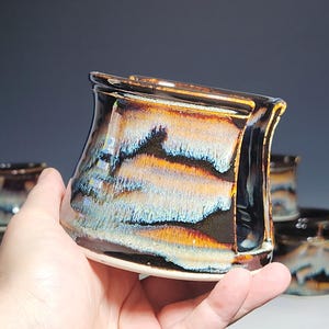 Hand Thrown Pottery Sponge Holder, Kitchen Sink Ceramic Sponge Holder, Rustic, Handmade, Each