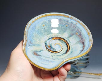 Hand Thrown Ceramic Spoon Rest