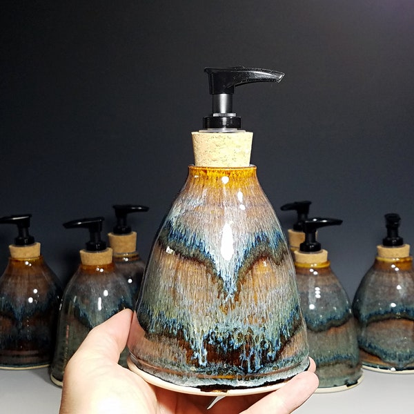 Handmade Ceramic Soap Dispenser - Etsy